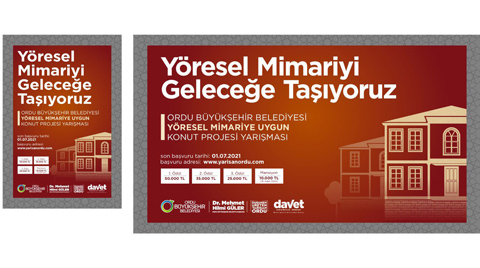 Yöresel Mimariye Uygun Konut Projesi Yarışması'nın Proje Teslim Tarihi Uzatıldı Yöresel Mimariye Uygun Konut Projesi Yarışması'nın Proje Teslim Tarihi Uzatıldı