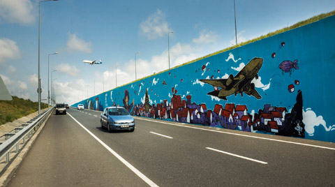 Filli Boya’nın Desteğiyle İstanbul Havalimanı’nda Grafiti Çalışması Yapıldı