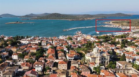 Cunda Adası’nda Askeri Tesise Tepki