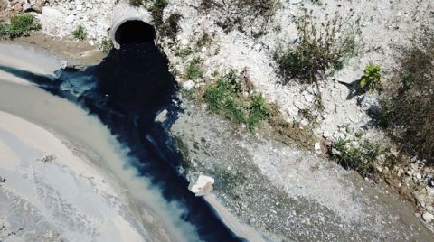 Şamlar Gölü'ne Akan Dereye Kimyasal Atık Karıştı