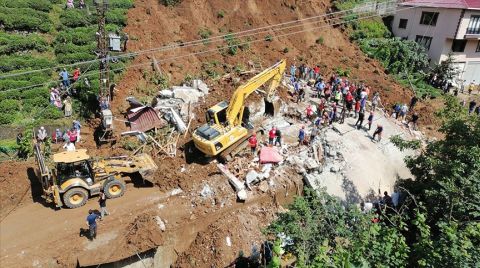 Rize'deki Sel Mağdurları için 'Mücbir Sebep Hali' İlan Edildi