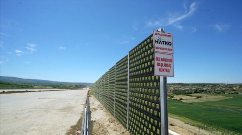 Çanakkale Köprüsü Bağlantı Yoluna Ses Bariyeri İnşa Edildi
