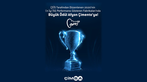 Çimsa’nın Afyon Fabrikası’na Ödül