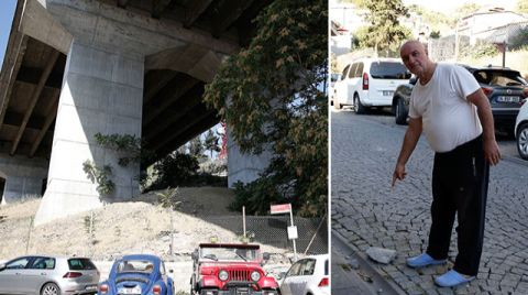 Ortaköy Viyadüğü'nden Düşen Parçalar Tehlike Saçıyor