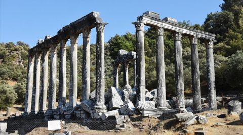 Zeus Tapınağı Yeni Sütunlarıyla Eski İhtişamına Kavuşacak