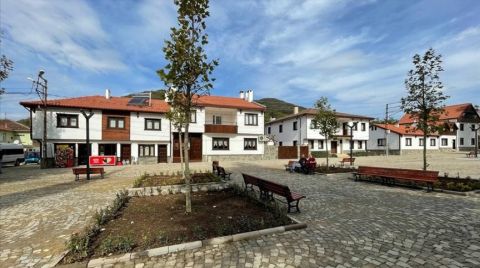 Tarihi Kafkas Köyü Meydanı Osmanlı Mimarisiyle Yenilendi