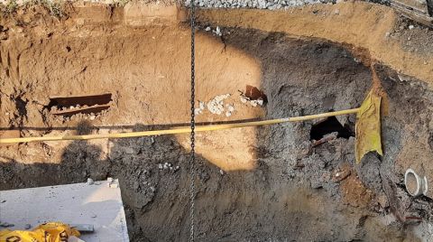 İznik'te Altyapı Çalışması Sırasında 'Oda Mezar' Bulundu