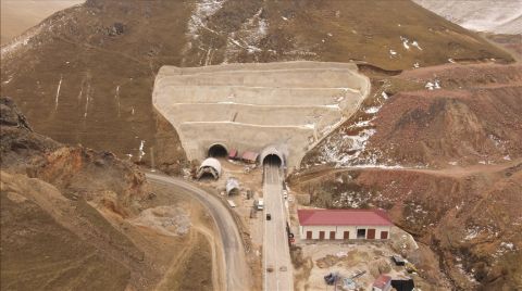 Eğribel Tüneli Çalışmalarında Sona Gelindi