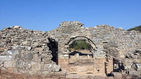 Euromos Antik Kenti'ndeki Roma Hamamı Turizme Kazandırılacak