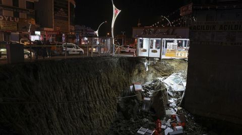 Ankara'da İnşaat Temelinde Çökme