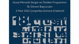 XVIII. Ulusal Mimarlık Sergisi ve Ödülleri'nin Başvuru Süresi Uzatıldı