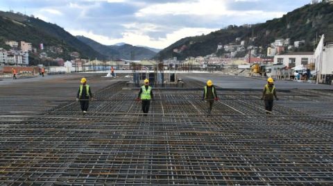 Dere Yatağına Otogar İnşaatı Başladı