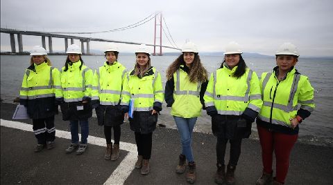 Çanakkale Köprüsü'nde Kadın Emeği İki Kıtaya Uzandı