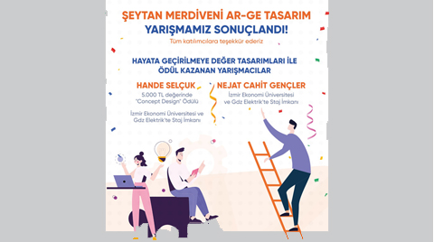 Şeytan Merdiveni AR-GE Tasarım Yarışması Sonuçlandı Şeytan Merdiveni AR-GE Tasarım Yarışması Sonuçlandı