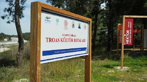 Çanakkale'nin Tarihi Troas Bölgesinde Kültür Rotaları Oluşturuldu