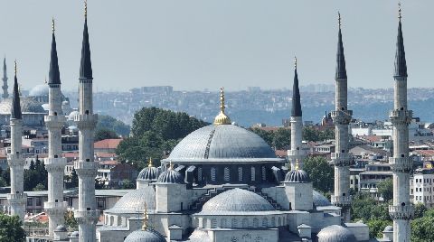 Sultanahmet Camii'nin 4 Minaresinin Restorasyonu Tamamlandı