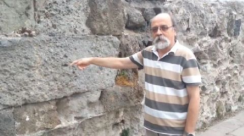 Samsun'daki Tarihi Kalenin Üstü Kumla Kapatıldı