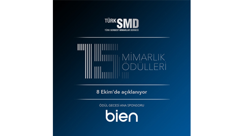 Bien, Türk SMD 15. Mimarlık Ödülleri’nin Ana Sponsoru Oldu