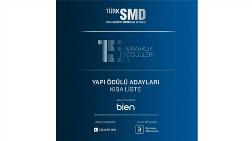 TürkSMD 15. Mimarlık Ödülleri'nde Yapı Dalında Finale Kalan Projeler Belirlendi