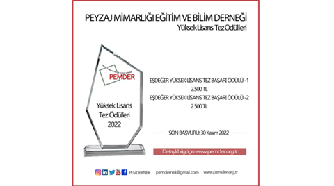 PEMDER Yüksek Lisans Tez Ödülleri – 2022 PEMDER Yüksek Lisans Tez Ödülleri – 2022