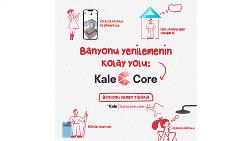 Kale’den Banyo Tasarım Uygulaması:  Kale Core