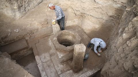 Harran'da 8 Asırlık Medresenin Avlu, Kuyu ve Platformu Bulundu