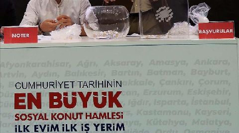 "İlk Evim, İlk İş Yerim" Projesinin 3. Etap Kuraları Başladı