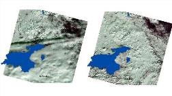 Van Gölü Havzasının Uydu Görüntüsü Korkutuyor