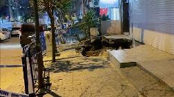 İstanbul'da Kömürlüğü Çöken 7 Katlı Bina Boşaltıldı