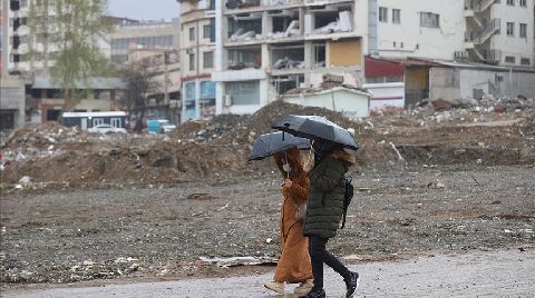 Deprem Bölgesi için Sağanak Uyarısı