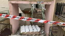 Avcılar'da Merdivenleri Çöken Bina Mühürlendi