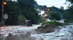 Samsun’un Vezirköprü İlçesinde Sağanak Sele Neden Oldu