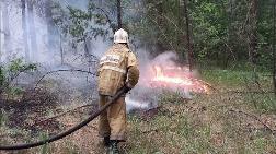 Kazakistan’daki Orman Yangınını Söndürme Çalışmaları Devam Ediyor