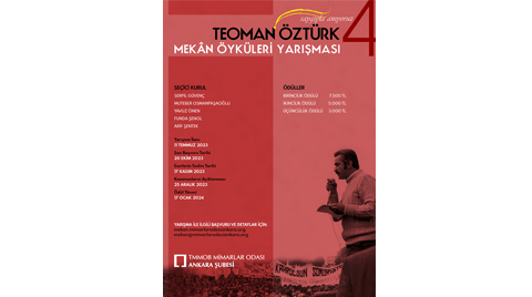 Teoman Öztürk Mekân Öyküleri Yarışması-4 Teoman Öztürk Mekân Öyküleri Yarışması-4