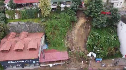 Trabzon'da 19 Mahallede Su Baskını ve Heyelan Oldu