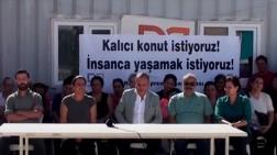 Hatay'da Konteynerleri ve Çadırları Su Bastı