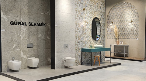 Güral Seramik ve Güral Vitrifiye, Yeni Koleksiyonlarını Unicera'da Sergiledi