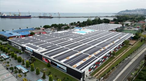 Samsun'da 1500 Evin Elektriği Çarşı Çatısında Üretilecek