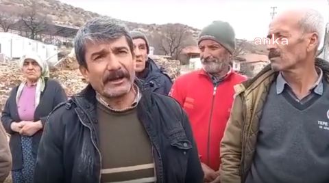 Depremzedelerden Konteyner Verilmeden Yıkıma Başlanmasına Tepki