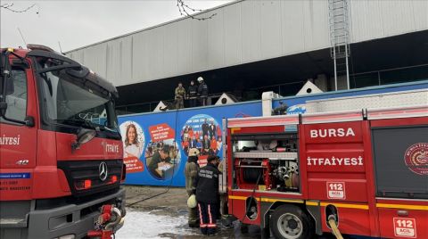 Bursa'da Şehirlerarası Otobüs Terminalinde Yangın