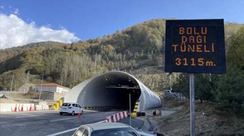 Bolu Dağı Tüneli'nin İstanbul Yönü 60 Metre Uzatılacak