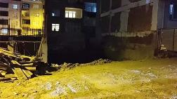 Gaziosmanpaşa'da İnşaat Temelinde Toprak Kayması