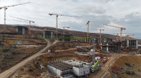 Malatya'da Deprem Konutlarının İçme Suyu Hattı Çalışması Devam Ediyor