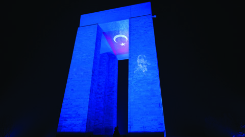 Çanakkale Şehitleri’nin Anısına Signify'ın Işıklarıyla Saygı Duruşu