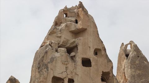 Kapadokya'da 4 Peribacasında Restorasyon Çalışması Başlatıldı