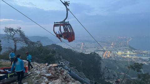 Antalya'daki Teleferik Kazasıyla İlgili Bilirkişi Raporu Tamamlandı