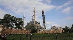 Selimiye Camisi'nde Dış Cephe Taş Onarımlarında Sona Gelindi