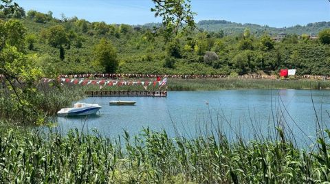 Ordu'daki Gaga Gölü Turizme Kazandırıldı