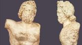 Aspendos’ta Roma İmparatorluk Dönemine Ait İki Heykel Bulundu