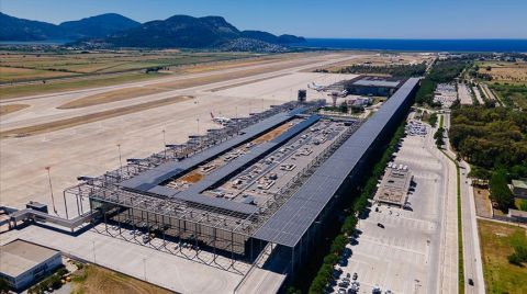 Dalaman Havalimanı Elektriğini Güneş Enerjisinden Karşılamaya Başladı